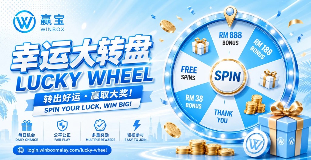 Winbox 幸运大转盘 Lucky Wheel — 转出好运赢取大奖,每日抽奖